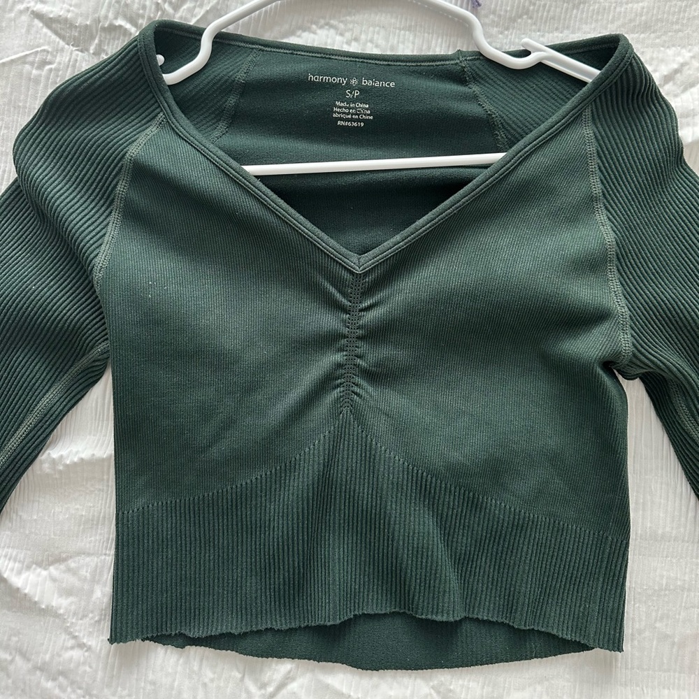Stretchy Green Long Sleeve